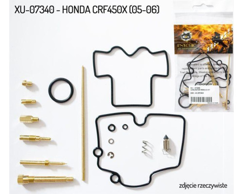 Ремкомплект карбюратора psychic honda crf 450x '05-'06 (26-1470) (для 1 карбюратора)