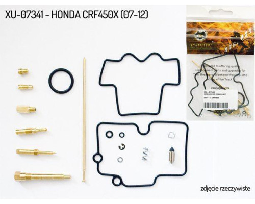 Ремкомплект карбюратора psychic honda crf 450x '07-'12 (26-1473) (для 1 карбюратора)