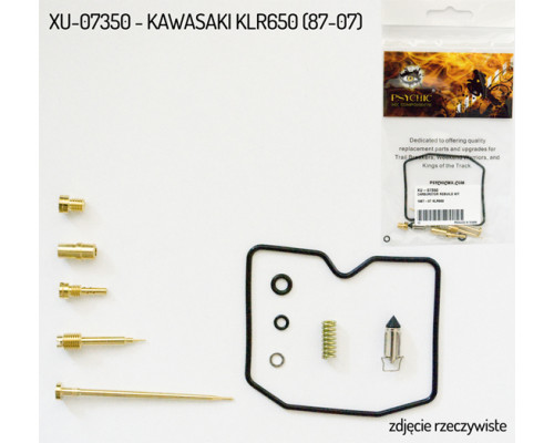 Ремкомплект карбюратора psychic kawasaki klr 650 '87-'07 (26-1099) (для 1 карбюратора)
