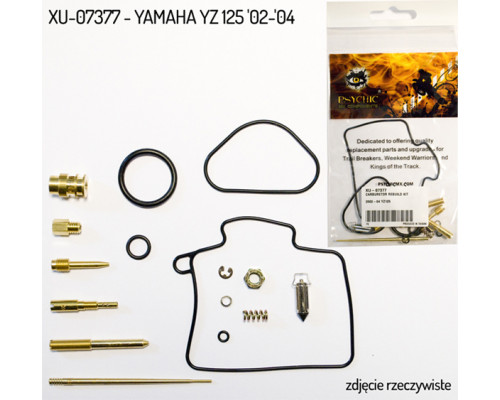 Ремкомплект карбюратора psychic yamaha yz 125 '02-'04 (26-1148) (для 1 карбюратора)