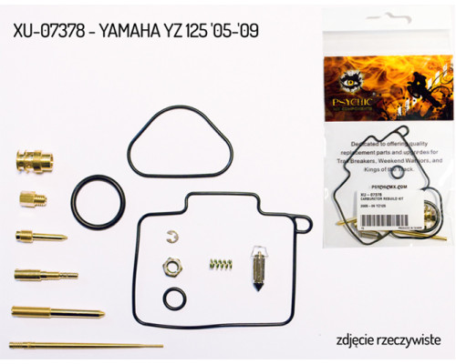 Ремкомплект карбюратора psychic yamaha yz 125 '05-'09 (26-1146) (для 1 карбюратора)