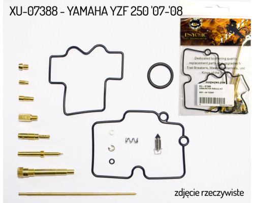 Ремкомплект карбюратора psychic yamaha yzf 250 '07-'08 (26-1278), (26-1275) (на 1 карбюратор)