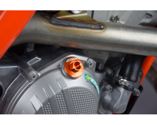 Кришка маслозаливної грузи scar racing ktm 50-450 sx/sxf '06-'25, 125-500 exc/excf/tpi '06-'25 оранжева