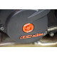 Scar racing engine inspection plugs ktm 250/350 sxf '11-'25, sx 450f '23-'25, 250/350 excf '12-'25, freeride, duke, adventure orange