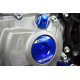 Scar racing engine inspection plugs yamaha yz 250f '14-'25, yz 450f '10-'22, yz 250fx '15-'25, wr 250f '15-'25, yz 450fx '16-'23, wr 450f '16-'23 blue