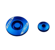 Scar racing двигун інспекційні пробки yamaha yz 450f '23-'25, yz 450fx '24-'25, wr 450f '24-'25 blue