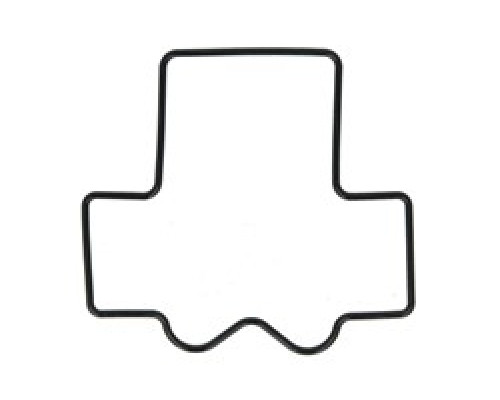 Прокладка поплавкової камери карбюратора (1 шт.) honda crf 250r/x 04-09, 450r 03-08, kawasaki kxf 250 04-10, 450 06-08, suzuki rmz 250 04-09, yamaha yzf 250 01-02, 426 /450 00-09, wrf 250/426/450 01-09, ktm sxf 250/450 '06-10 (вироблено в японії) (гум