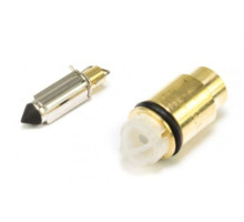 Голчатий клапан tourmax з сиділом yamaha tw 200 '87-'00, tt-r 230 '05-'09, xn 125 '00-'02, xq 125 '01-'02, yp 125e '98-'00 (oem: 2jx-14107-00; 4kl-14390-00) (made in японія)