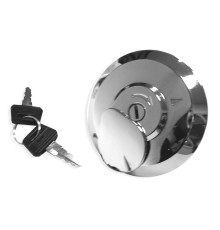 V parts (vicma) кришка пального бака honda cbf250/cg 125 (хром) (m8023)
