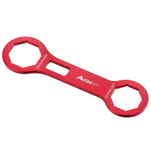 Сервісний ключ для передньої підвіски accel showa 47/48mm, 47/48 sff для відкручування верхньої восьмигранної гайки 50mm (honda, kawasaki, suzuki) чорний (fcw01) (fcw-01)