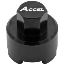 Ключ Accel для обслуговування передньої підвіски WP Dual Chamber і WP 48U AER для відкручування верхньої гайки масляного картриджа KTM SX 125-250, SXF 250-450 '17-21, Husqvarna TC/FC/TX/FX '17-21 (White Power WP 48U AER) (FCT05) (двокамерний WP 48)