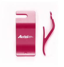Кронштейн для кріплення шини accel, колір червоний