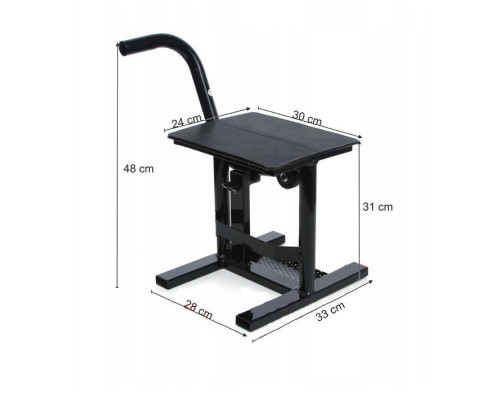 Підставка/підйомник/підйомник для мотоцикла biketec premium black