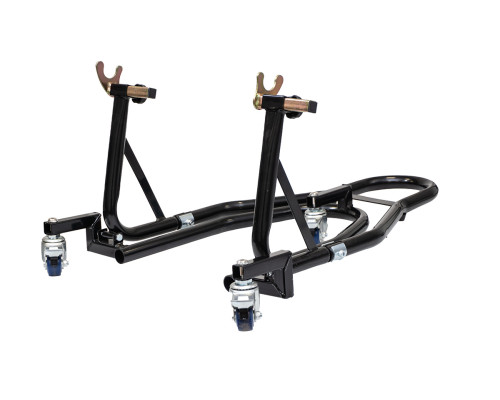 Biketec pro мотоциклетний підйомник / стійка для задньої частини (vil адаптери в комплекті) на візку (легко переміщати мотоцикл)