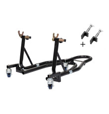 Biketec pro мотоциклетний підйомник / стійка для задньої частини (vil адаптери в комплекті) на візку (легко переміщати мотоцикл)
