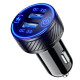 Універсальний зарядний пристрій biketec dual usb qc 3.0 - швидка зарядка 36 вт для розетки прикурювача