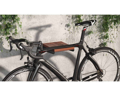 Велосипедна стійка biketec чорна з полицею