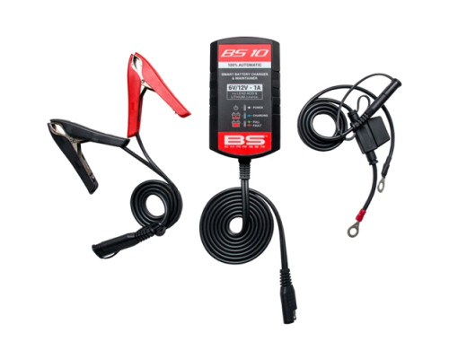 Зарядний пристрій bs bs10 6v-12v std/agm/gel, 12.8v літієвий (термін служби p04), 1a до 20ah (el)