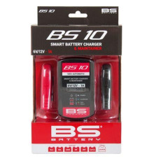 Зарядний пристрій bs bs10 6v-12v std/agm/gel, 12.8v літієвий (термін служби p04), 1a до 20ah (el)