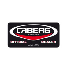 Наклейка на двері рекламного матеріалу caberg 30х18 см з логотипом caberg