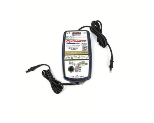Optimate 2024/08 зарядний пристрій для акумулятора optimate 7 select 12v 10a, 3-240ah, agm / gel / std / efb / deep cycle, sae (el)