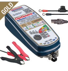 Optimate зарядний пристрій optimate 6 ampmatic 12v 6a 6-240ah / 24v 3a 3-120ah, std / agm / gel / deep cycle / ca-ca, sae (el) - замінює tm194 і tm180sae