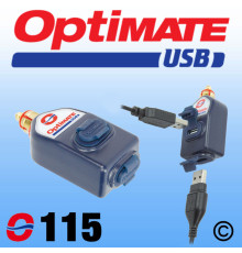 Оптимальний usb зарядний пристрій з din розеткою для can-bus bmw і з двома usb розетками (3300ma) (прямий) (el) - старий код o115
