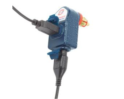 Оптимальний зарядний пристрій usb з розеткою din для can-bus bmw, triumph, ducati multistrada та з двома роз'ємами usb (3300ma) (зігнутий) (el) = o105