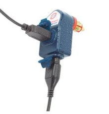 Оптимальний зарядний пристрій usb з розеткою din для can-bus bmw, triumph, ducati multistrada та з двома роз'ємами usb (3300ma) (зігнутий) (el) = o105
