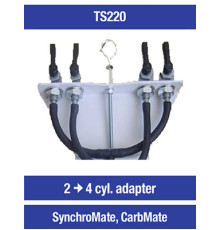 Оптимальний адаптер tecmate для синхронізаторів карбюратора synchromate і carbmate від 2 до 4 циліндрів