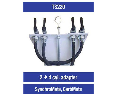Оптимальний адаптер tecmate для синхронізаторів карбюратора synchromate і carbmate від 2 до 4 циліндрів