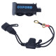 Універсальний usb зарядний пристрій oxford 12v 2.1 ампера чорний