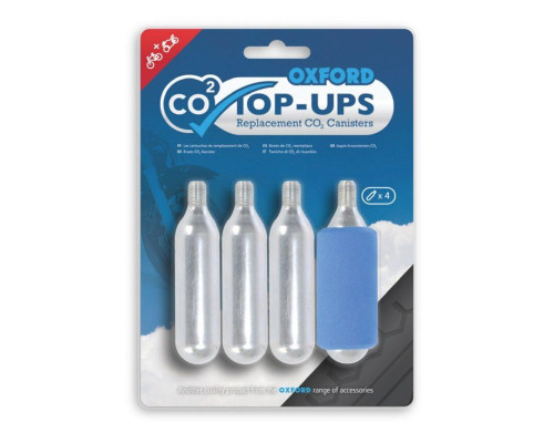 Картридж для накачування шин oxford co2 - з різьбленням (4 шт.) (старий код: ox161)