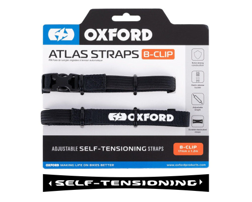 Oxford atlas b-clip 17 мм х 1,2 м чорний