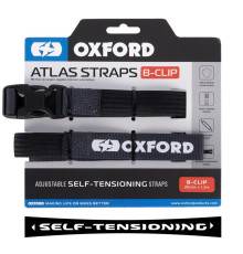 Транспортні ремені oxford atlas b-clip 26мм х 1,2м 2шт в наборі колір сірий
