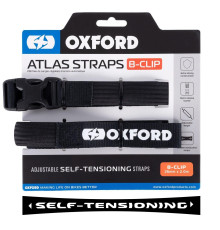 Ремені для кріплення oxford atlas b-clip 26 мм х 2 м чорні