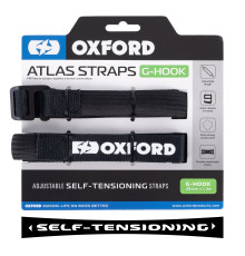 Ремені для кріплення oxford atlas g-hook 26 мм x 1,2 м чорні