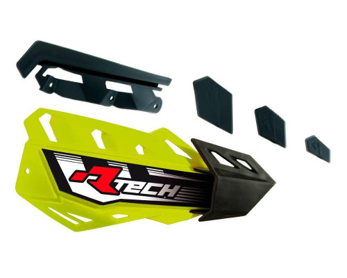 Racetech (rtech) змінний пластик для щитків рук (рукі) flx / alu / atv neon yellow