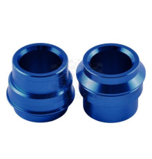 Проставки переднього колеса accel ktm sx/sxf 125-530 '15-'23, exc/excf 125-530 '16-'23, husqvarna tc/fc 125-400 '15-23, te/fe 125-501 '16-23, tx/fx 125-450 '17-23 blue (вісь 22 мм)
