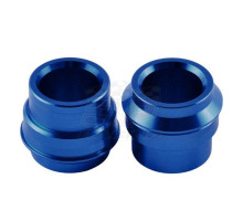 Проставки переднього колеса accel ktm sx/sxf 125-530 '15-'23, exc/excf 125-530 '16-'23, husqvarna tc/fc 125-400 '15-23, te/fe 125-501 '16-23, tx/fx 125-450 '17-23 blue (вісь 22 мм)