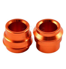 Проставки передніх коліс accel ktm sx/sxf 125-530 '15-'23, exc/excf 125-530 '16-'23, husqvarna tc/fc 125-400 '15-'23, te/fe 125-501 '16-'23, tx/fx 125-450 '17-'23 оранжевий (вісь 22 мм)