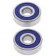 All balls підшипники передніх коліс з уплотненнями hyosung sd50 sense, sd50zr new sense, sf50 prima, sf50b new prima, sf50r rally, suzuki fa50 80-91