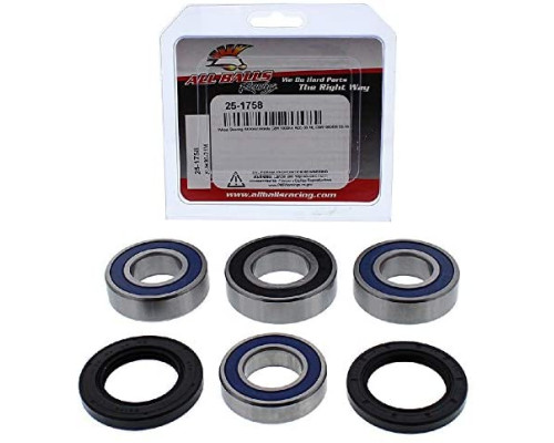 All balls задні ступичні підшипники з сальниками honda cbr1000ra abs 09-16, cbr1000rr 08-16