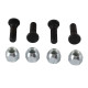 All balls szpilki i nakr?tki ko?a ПЕРЕДНІniego m10 x 1,25 yamaha 450 rhino 06-09, 700 rhino fi 08-13