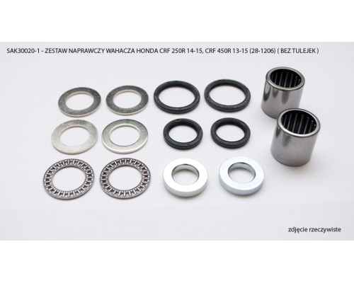 Ремкомплект підшипника worx swingarm honda crf 250r 14-15, crf 450r 13-15 (28-1206) (без втулок)