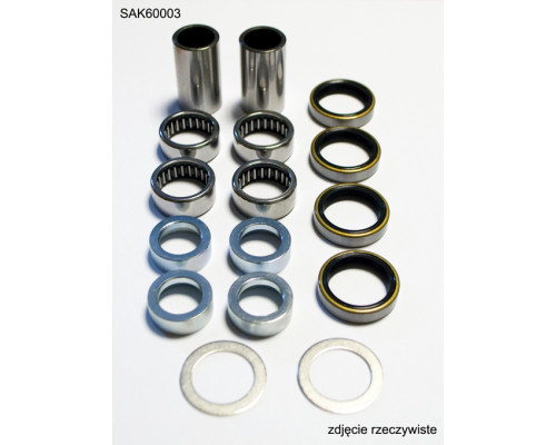 Ремонтний комплект підшипника swingarm ktm sx/sxf '16-'22, exc-excf '17-'23, husaberg 390/450 '09-'11, husqvarna '16-19, beta rr, husqvarna tc/fc '16-'23, fe/te '17-'23 (28-1125)( втулки 17х22х39мм-2шт., підшипн