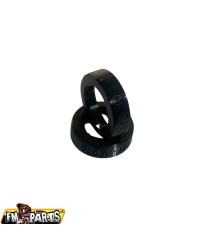 Кришки підшипників передніх коліс fm-parts (комплект) ktm / husqvarna / gas gas '24 black