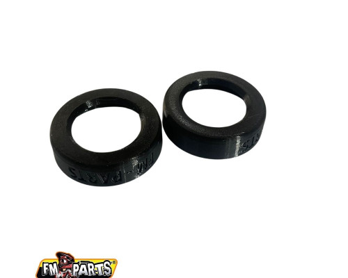 Кришки підшипників передніх коліс fm-parts (комплект) ktm / husqvarna / gas gas '24 black