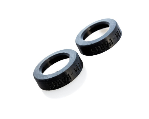 Кришки підшипників передніх коліс fm-parts (комплект) ktm / husqvarna / gas gas '24 black