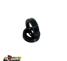 Кришки підшипників передніх коліс fm-parts (комплект) ktm / husqvarna / gas gas '24 black